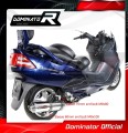 wydech tłumik DOMINATOR Okrągły pasujący do motocykla Suzuki BURGMAN 400 1998 - 2002 4