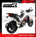 decat mid muffler DOMINATOR Mid Pipe fits to MTS 1200 / 1200 S MULTISTRADA 2015  2017 8