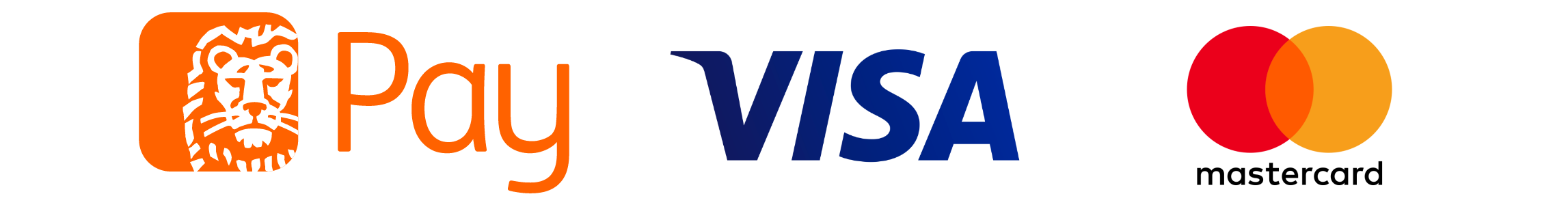 Λογότυπο Visa και Mastercard